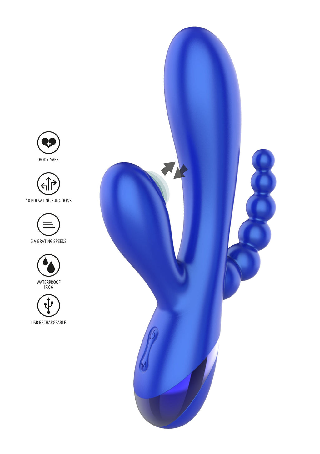 Vibrador Triple Love