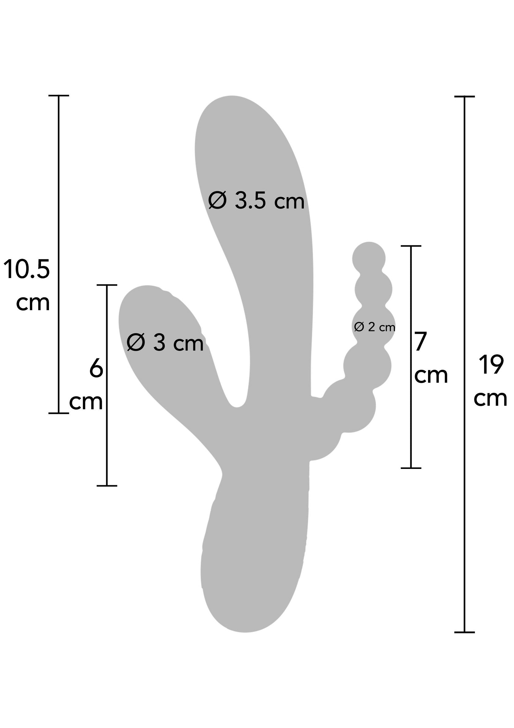 Vibrador Triple Love