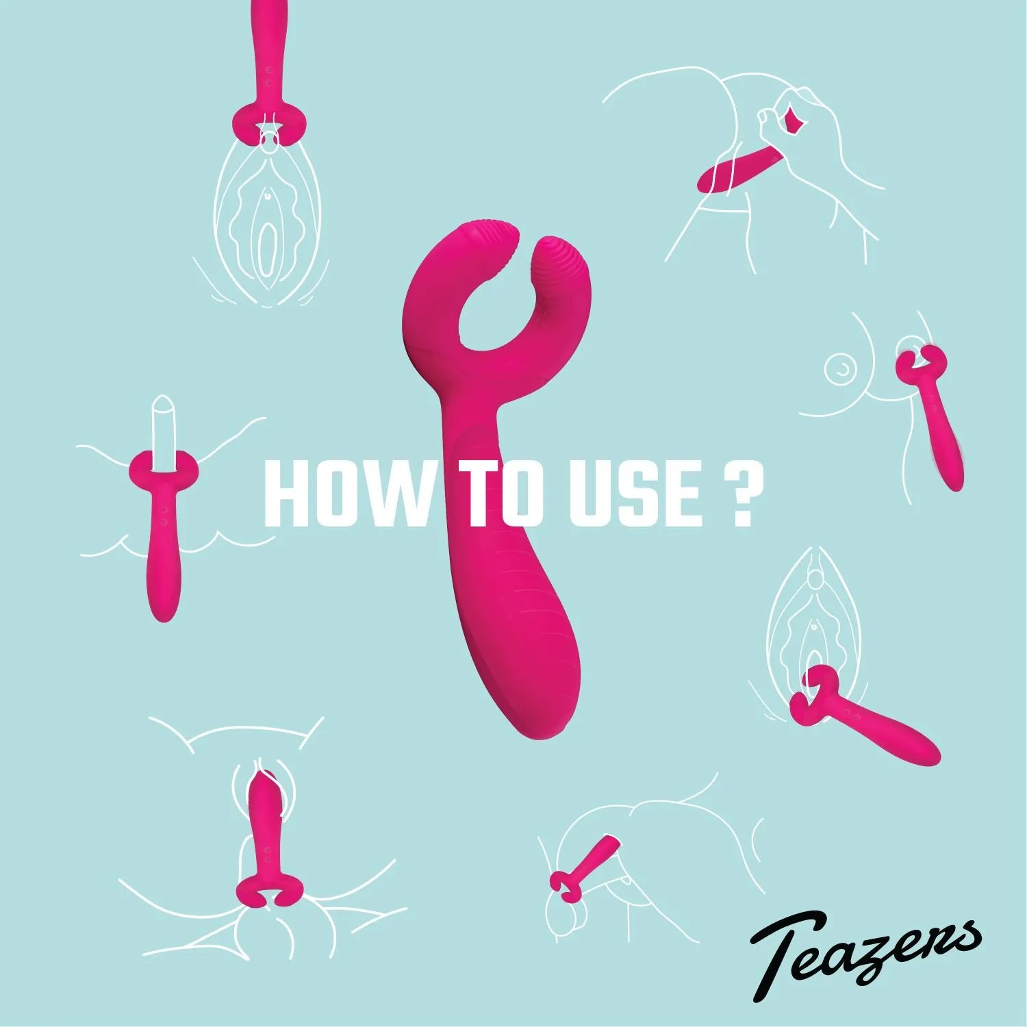 Vibrador Teazers Para Casais