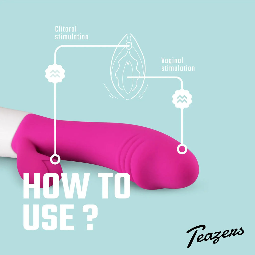 Vibrador Rabbit Realista Teazers (Rosa)
