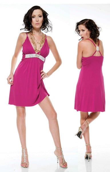 VESTIDO GLAM ROCK PURPLE