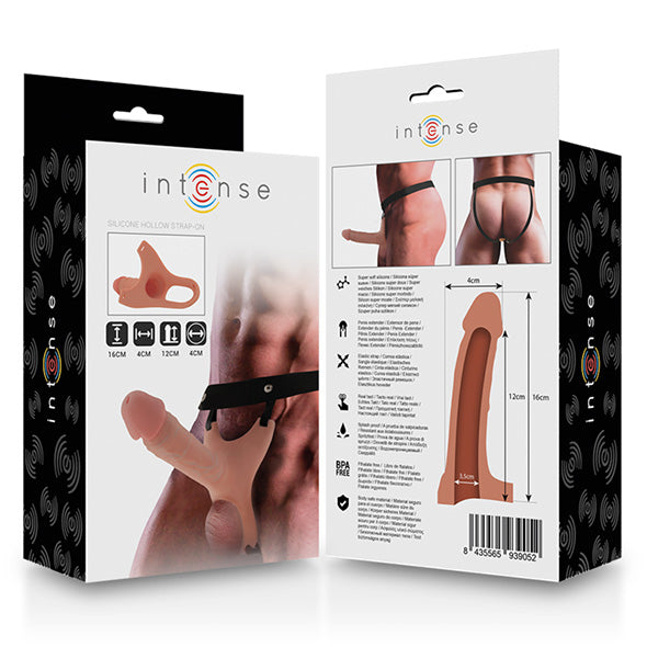 Arnês Oco com Dildo de Silicone 16 X 4 cm