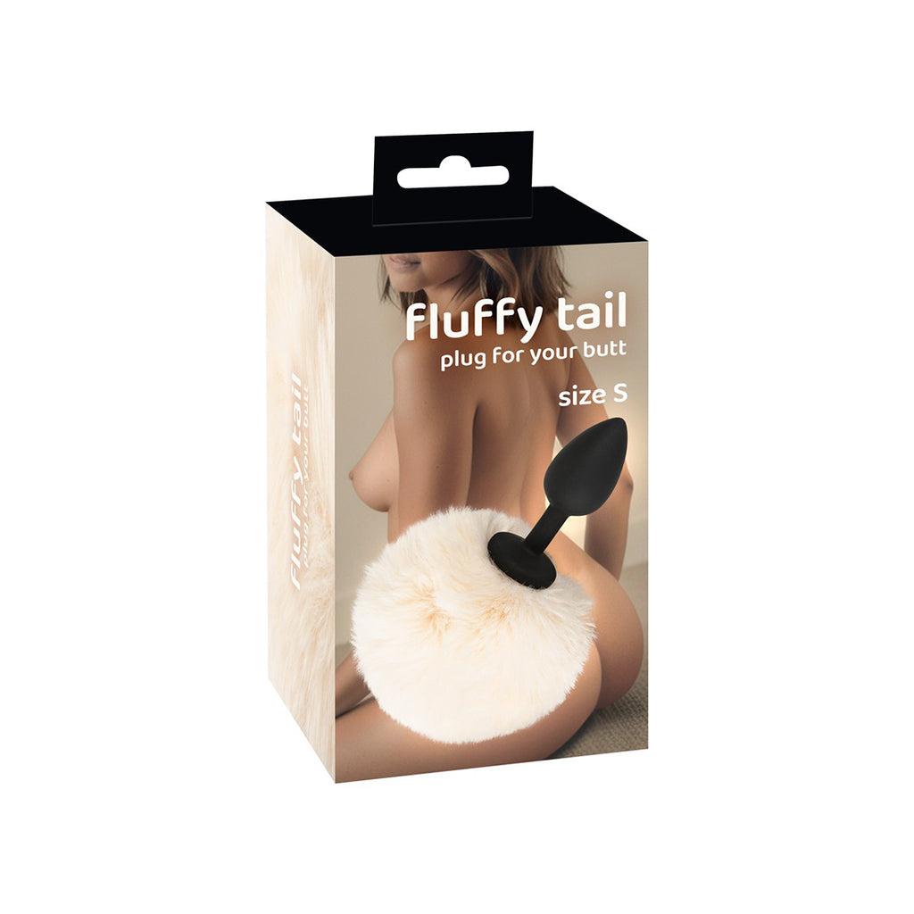Fluffy Plug White - S