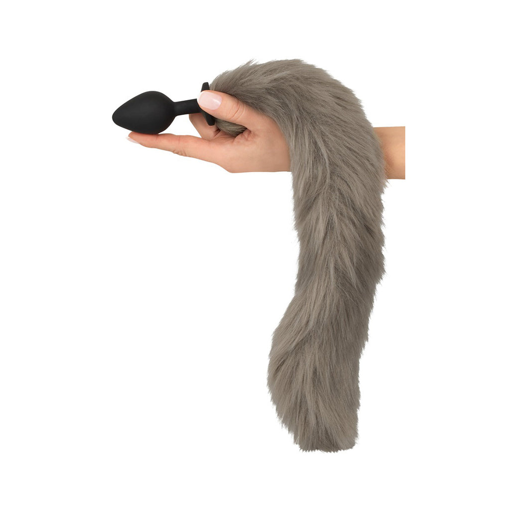 Cauda Fluffy Plug Grey