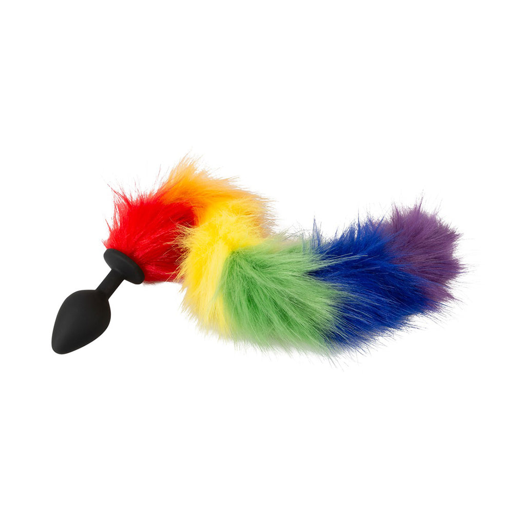 Cauda Fluffy Plug Rainbow