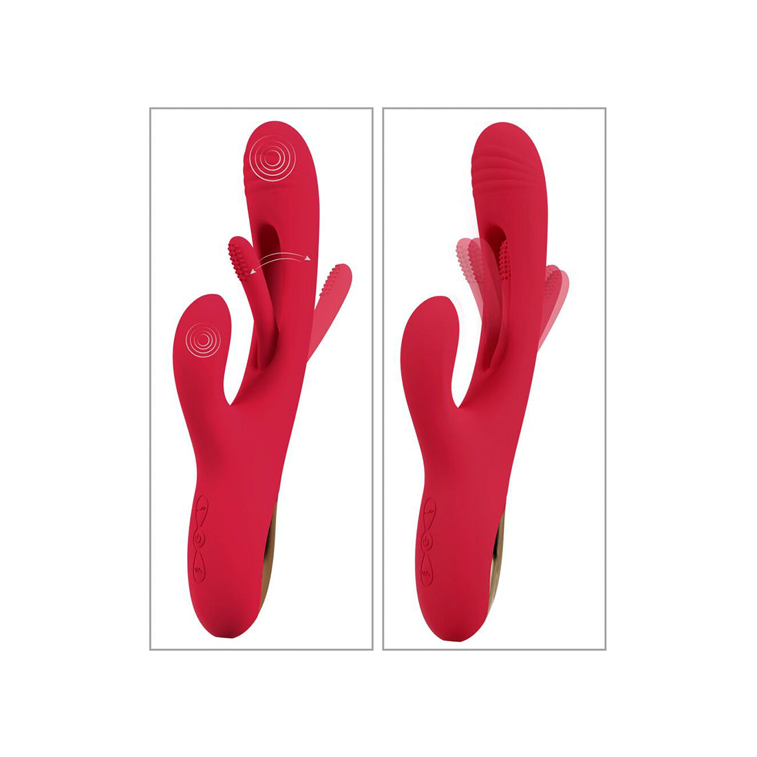Vibrador Rabbit Com Estimulador Do Ponto G