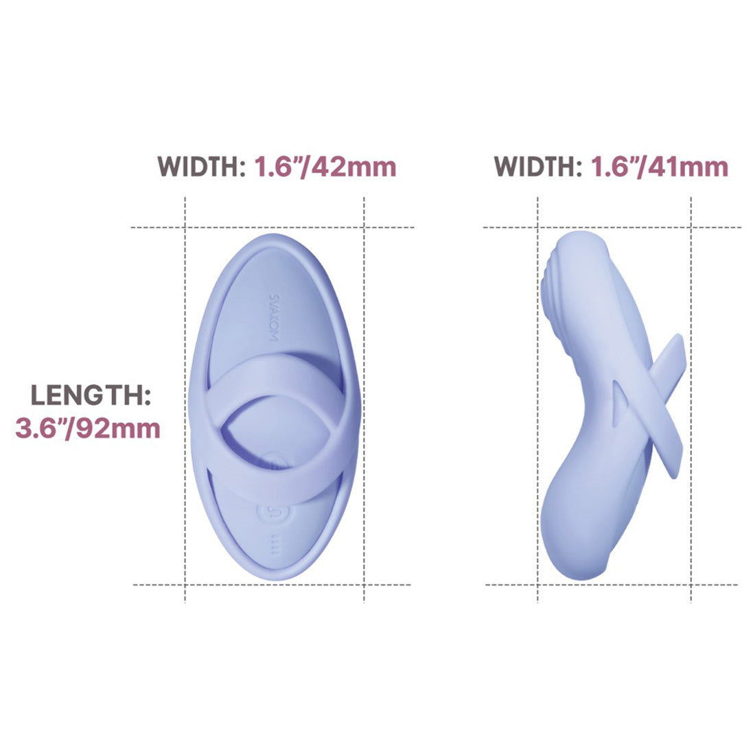 Vibrador de Dedo Echo 2 Azul