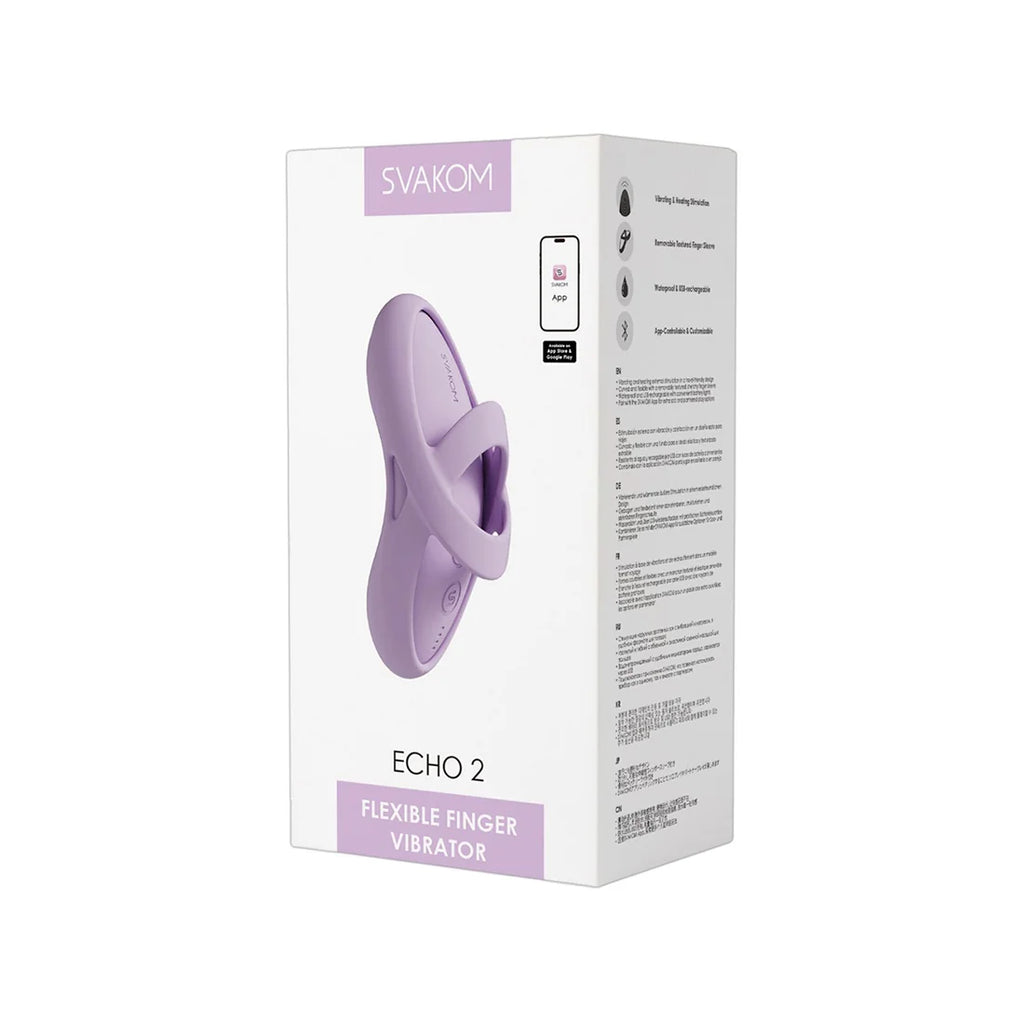 Vibrador de Dedo Echo 2 Lilás