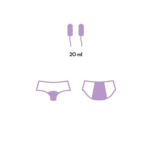 CUECA MENSTRUAL PRETO DAILY