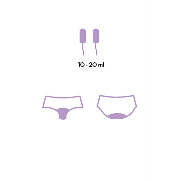 CUECA MENSTRUAL LILA ROXA DAILY