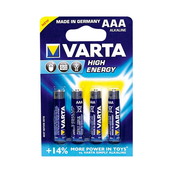 Pilhas AAA 1.5V (4 UN)