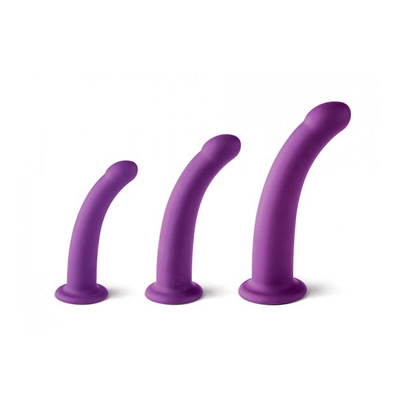 Arnês com Dildos Púrpura (S / M / L)