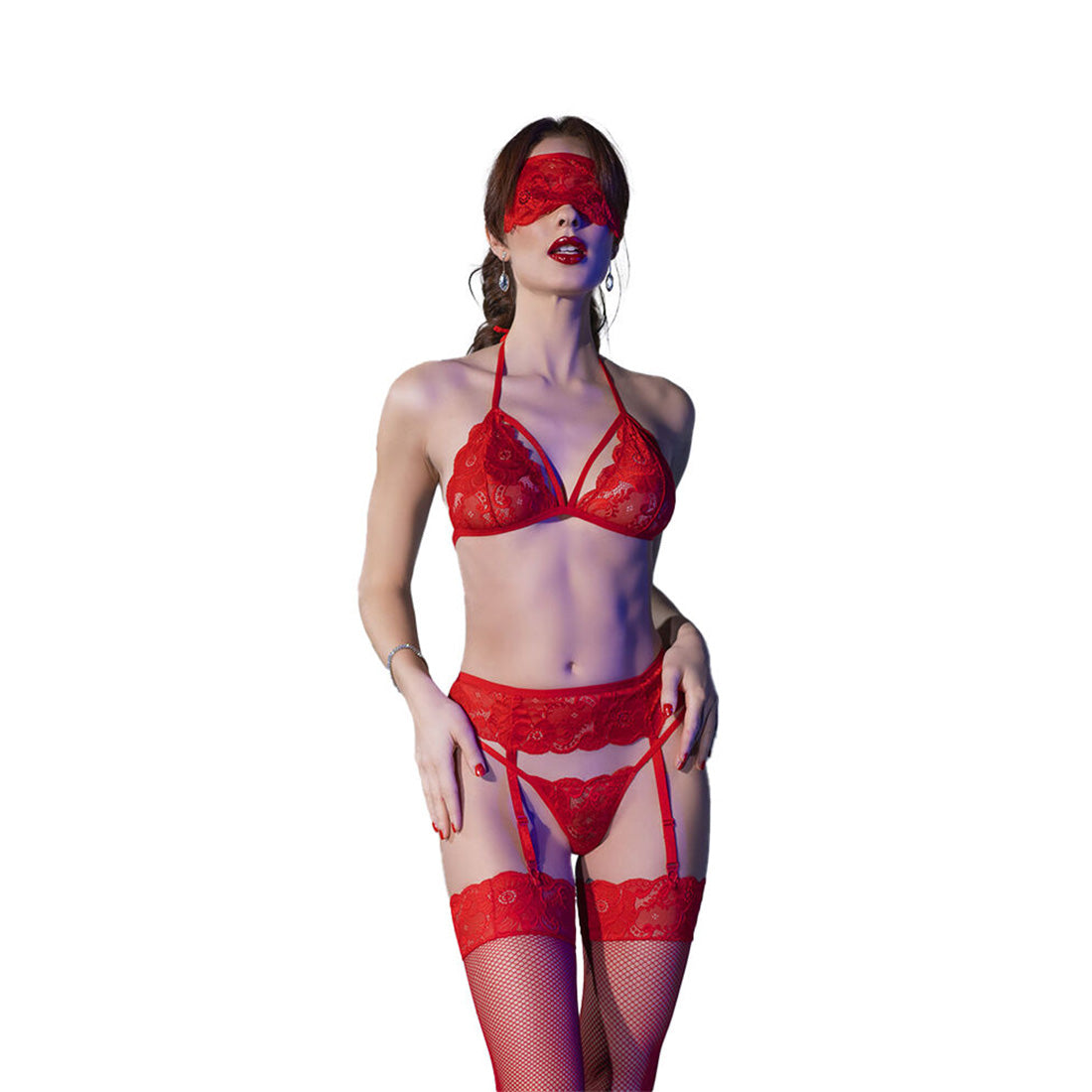 Conjunto Quatro Peças em Vermelho