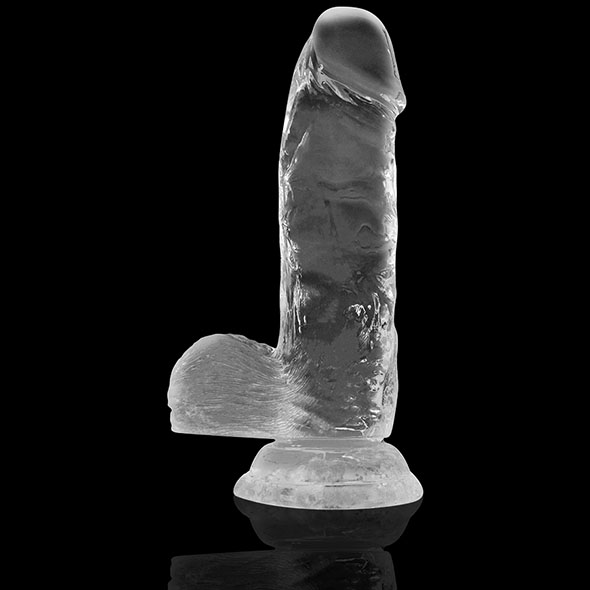 Dildo Jelly Com Escroto Xray - 15,5 cm