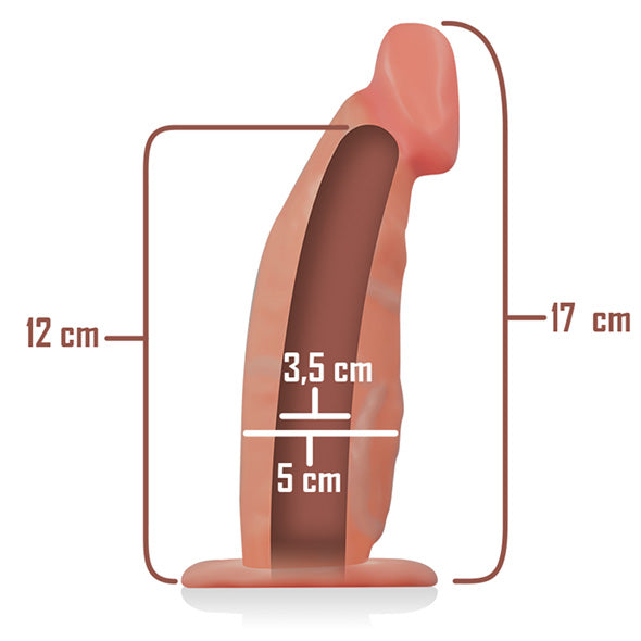 Arnês Oco com Dildo 18 X 3,5 cm