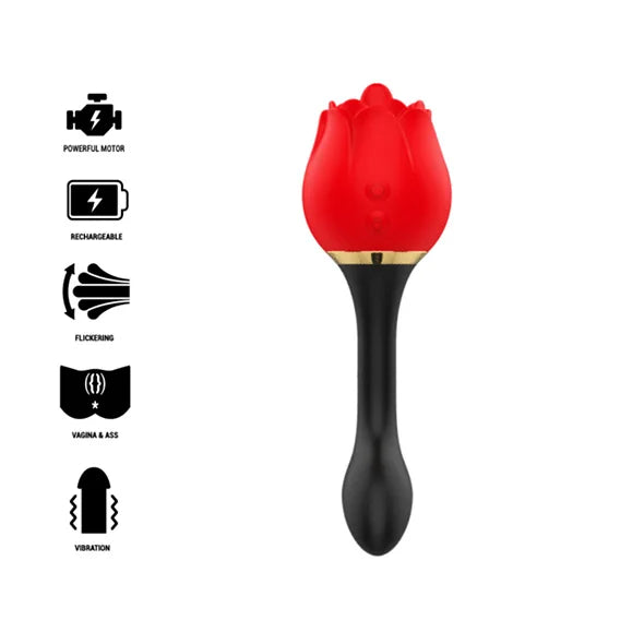 Vibrador Double Pleasure Praga Mia - Licking + Anal