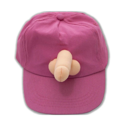 Boné Rosa com Pénis