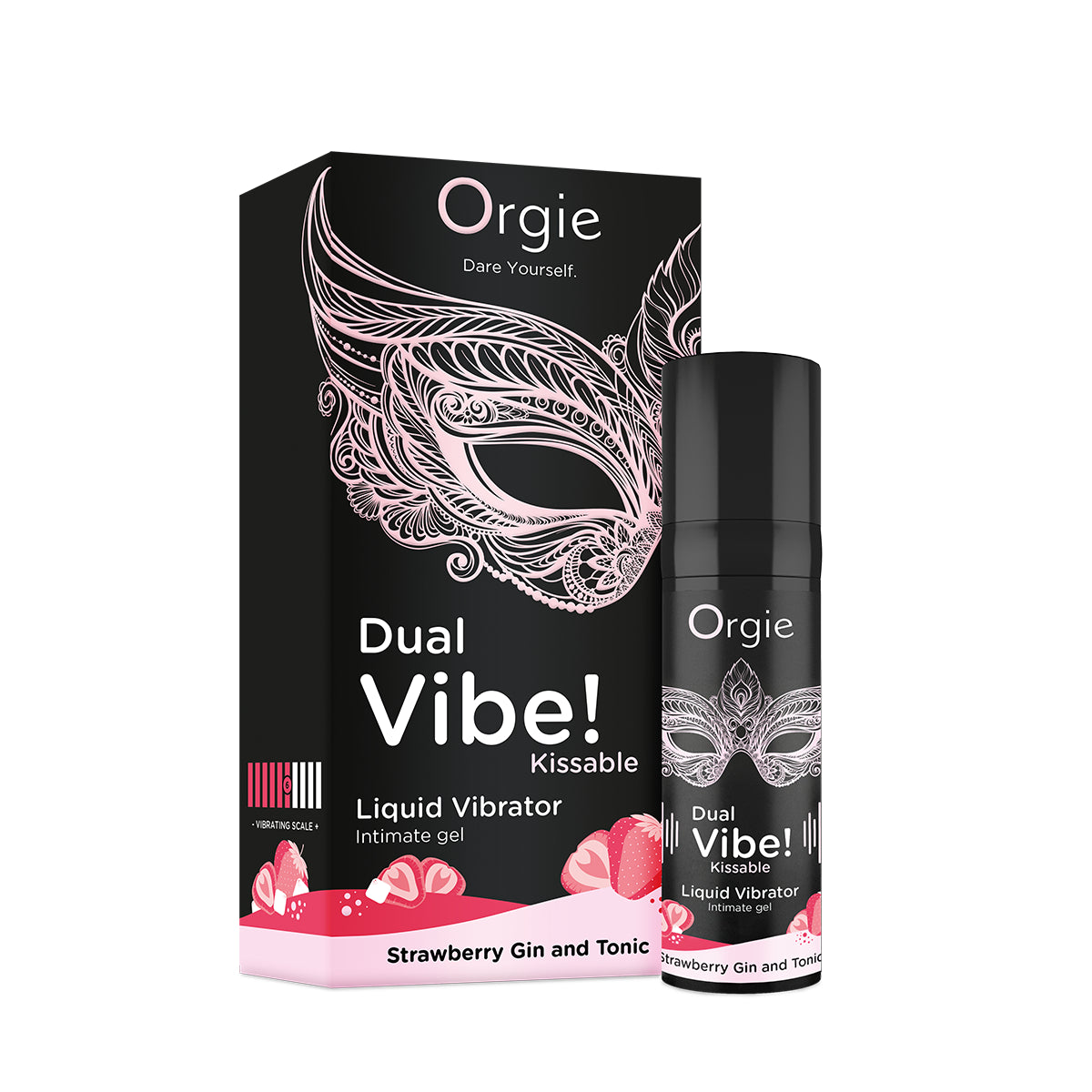 Vibrador Liquido Gin Tónico de Morango