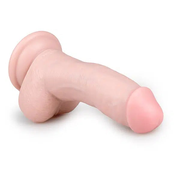 Dildo Realístico com Escroto Ventosa - 15 cm