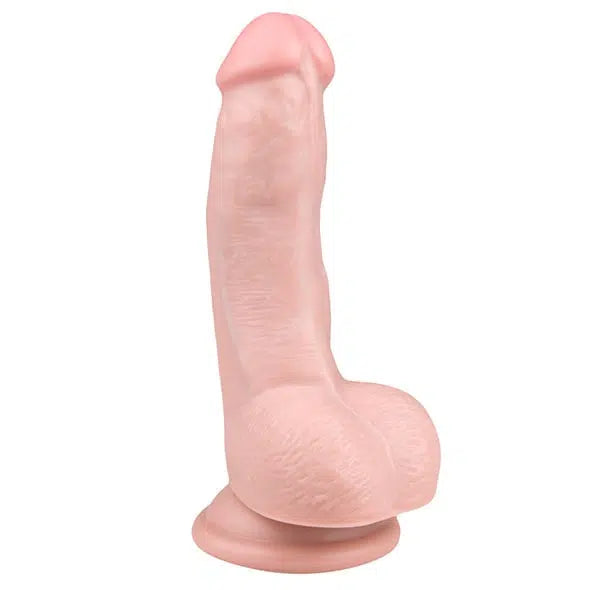 Dildo Realístico com Escroto Ventosa - 15 cm