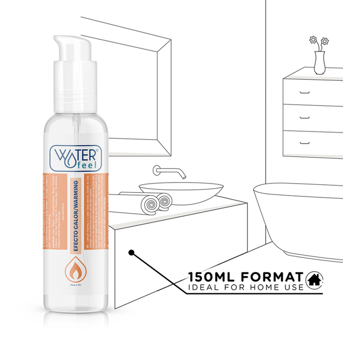 Lubrificante de Efeito Quente - 150 ML