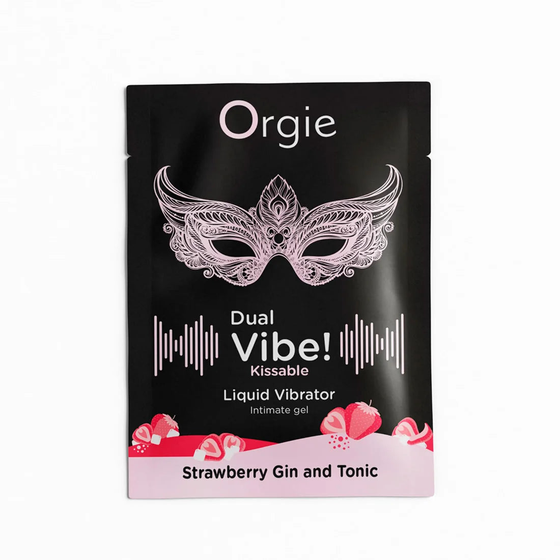Vibrador Líquido Gin E Tónico Morango - Dose Única