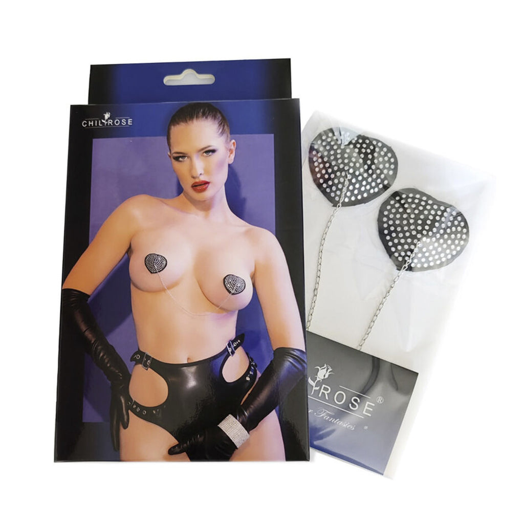 Tapa Mamilos Preto Silver &amp; Black