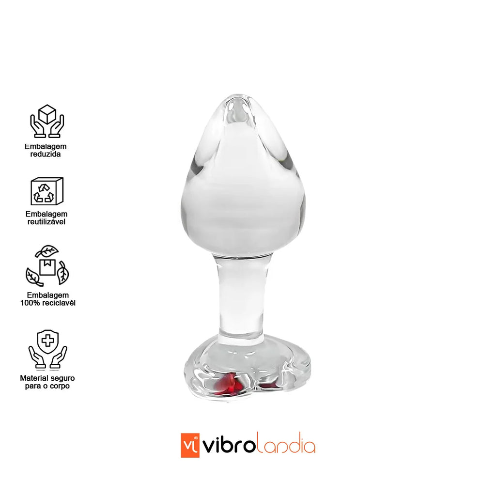 Plug Crystal Heart