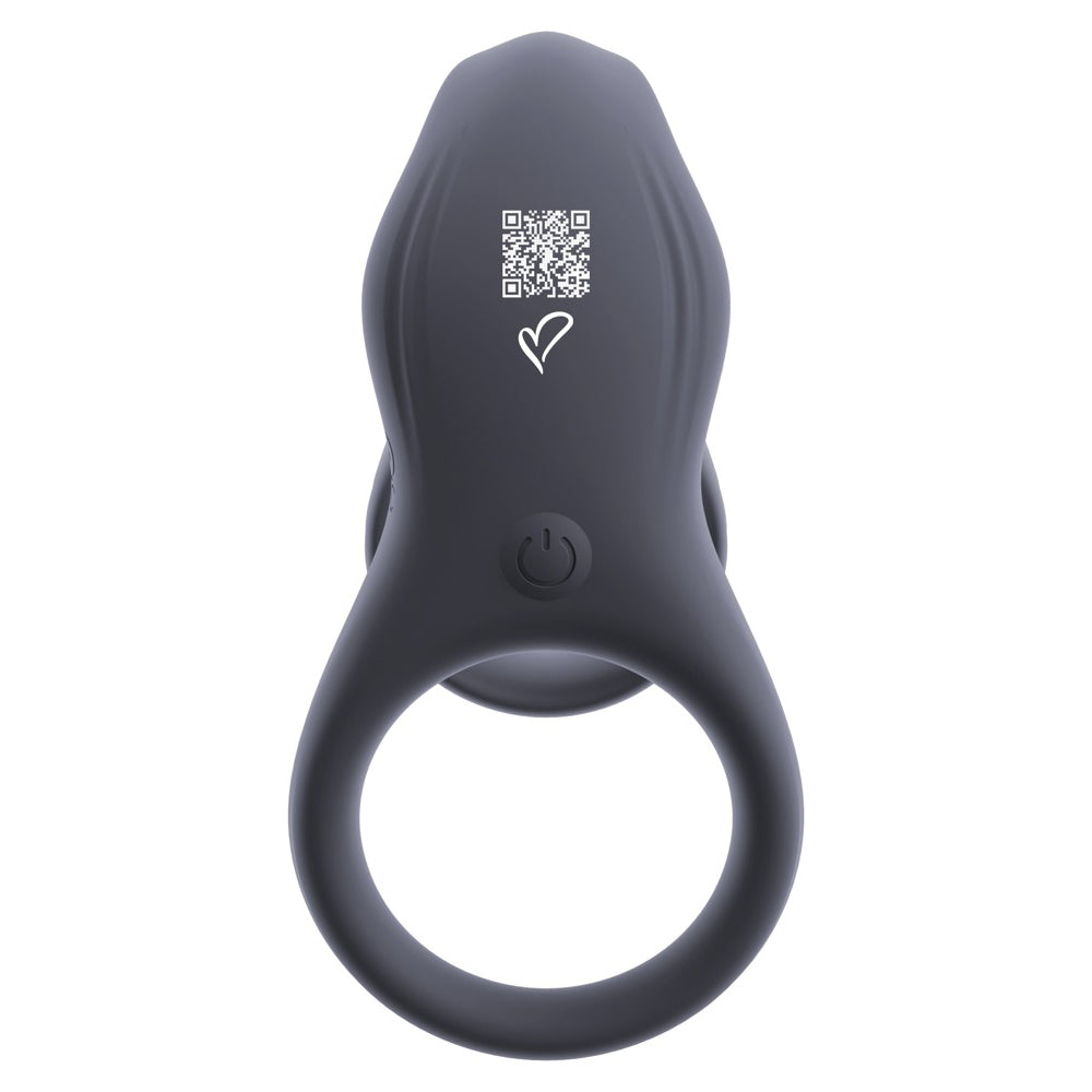 Anel de Pénis e Testículos Vibratório com Comando
