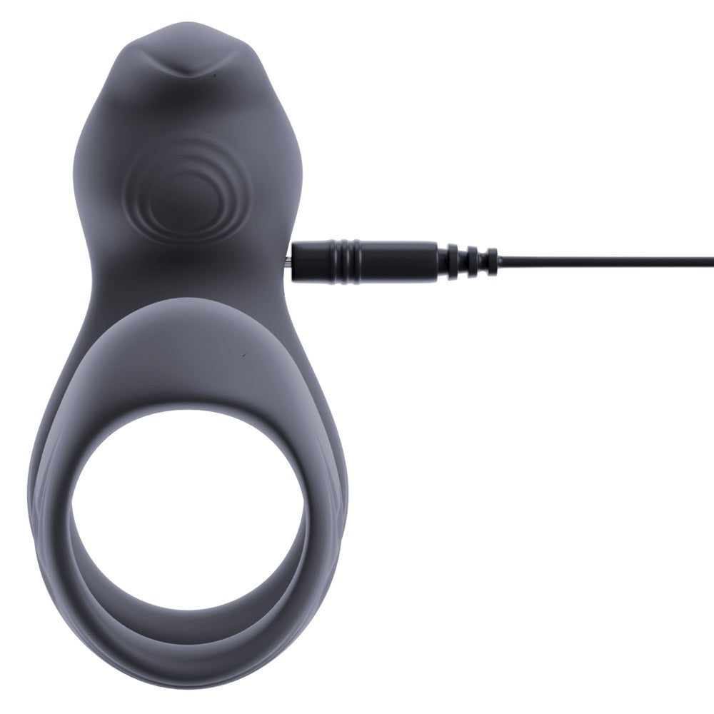 Anel de Pénis e Testículos Vibratório com Comando
