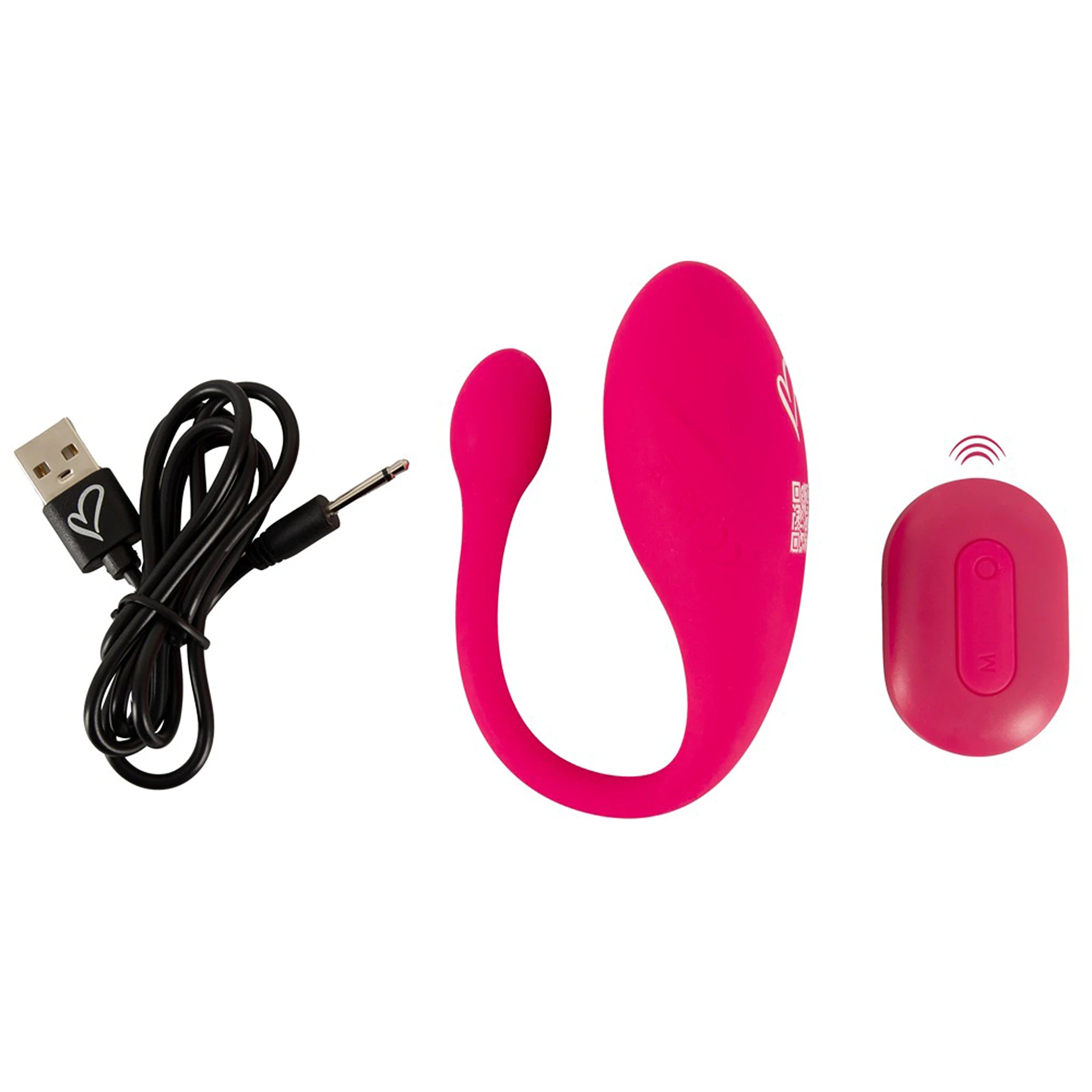 Bola de Ben Wa Vibratória de Silicone com Comando