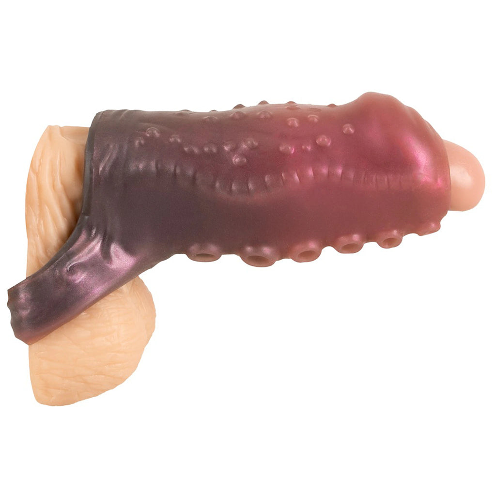 Capa Peniana Aberta com Anel Escrotal Tentacle Sleeve