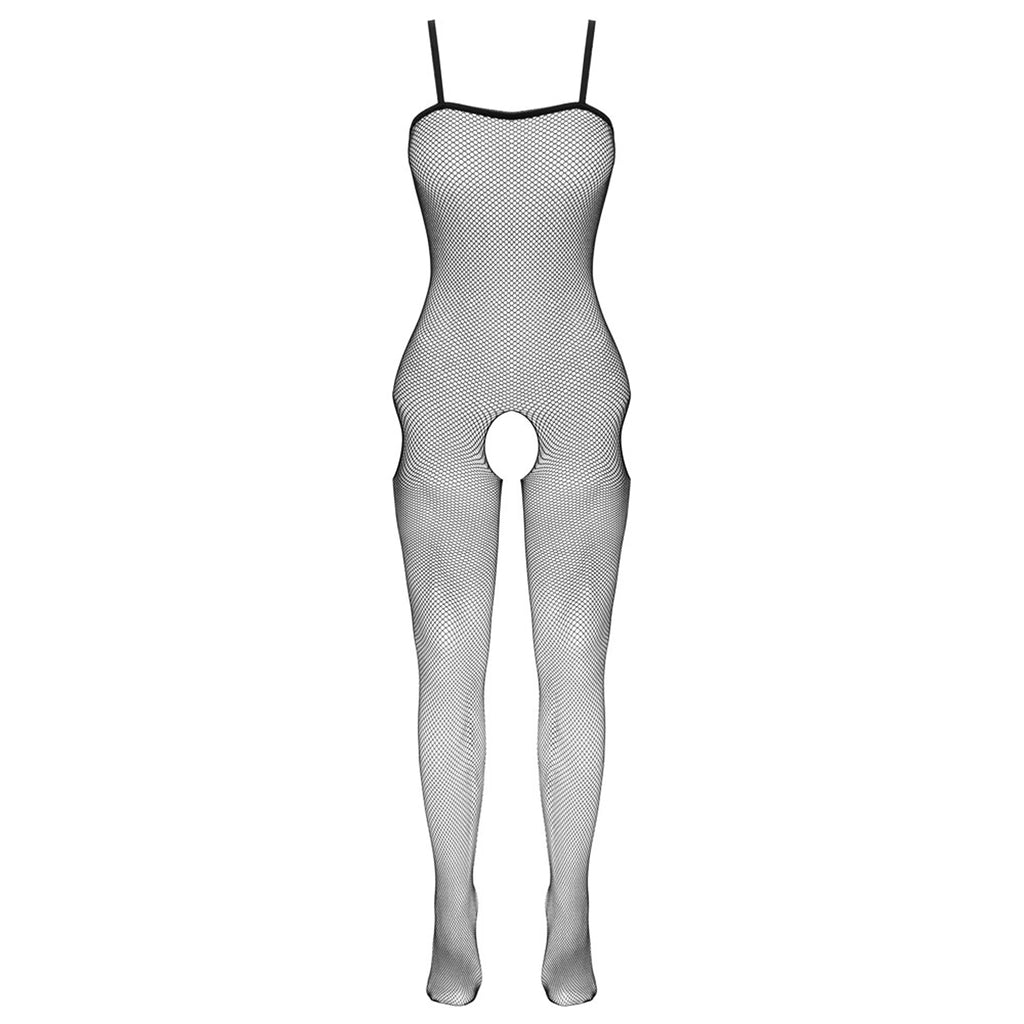 Catsuit de Rede Sem Costuras com Aberturas nas Ancas S-L