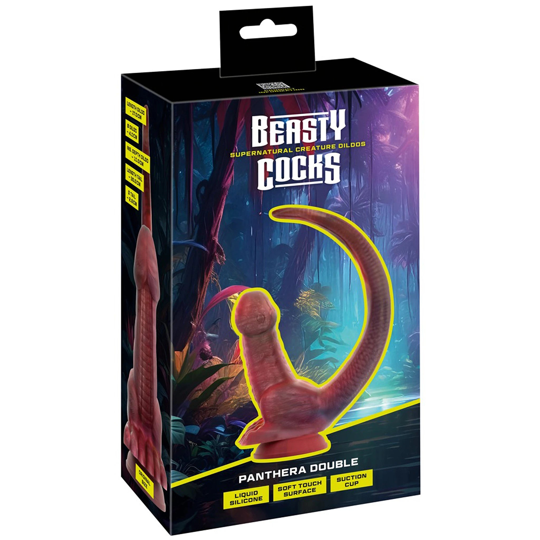 Dildo Duplo com Ventosa - Panthera Double