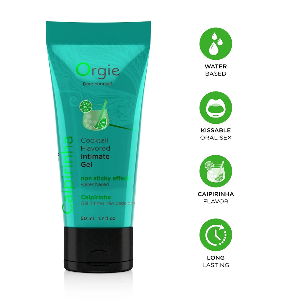 Lubrificante Beijável Orgie Lube Tube Cocktail Caipirinha (50 ml)
