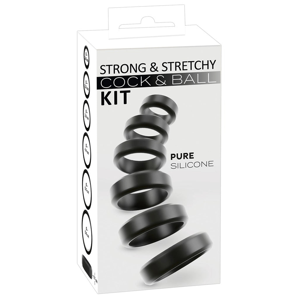 Kit de Anéis Penianos Elásticos com 6 Tamanhos