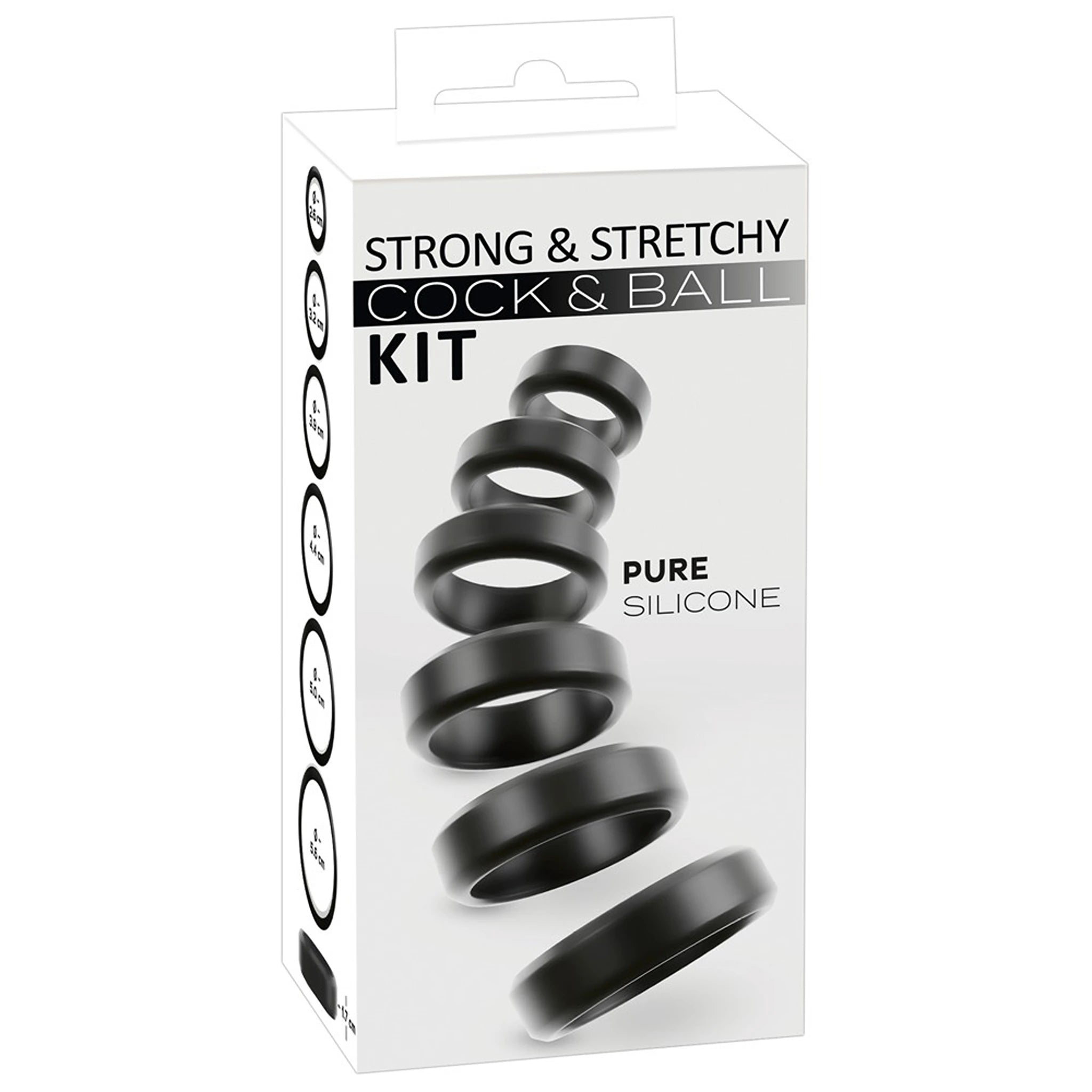 Kit de Anéis Penianos Elásticos com 6 Tamanhos
