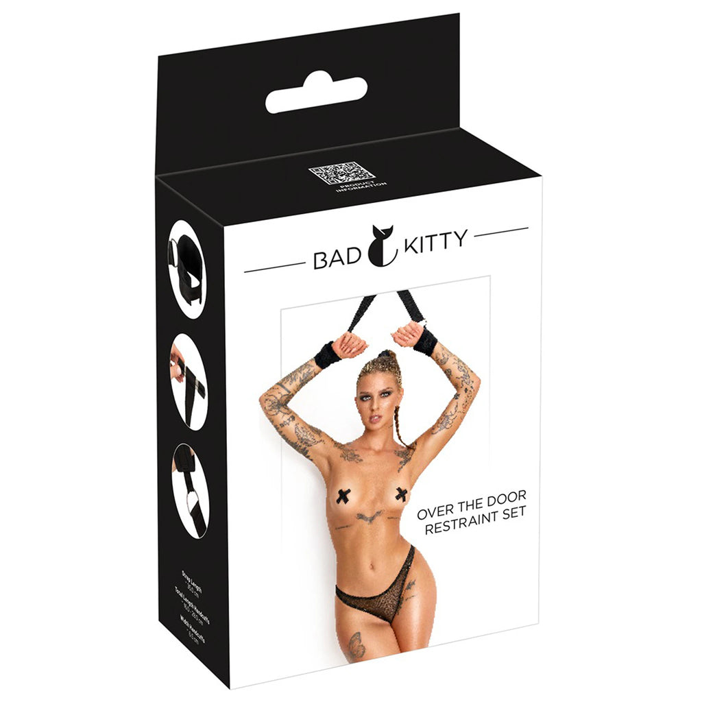Kit de Bondage para Porta com Algemas Almofadadas