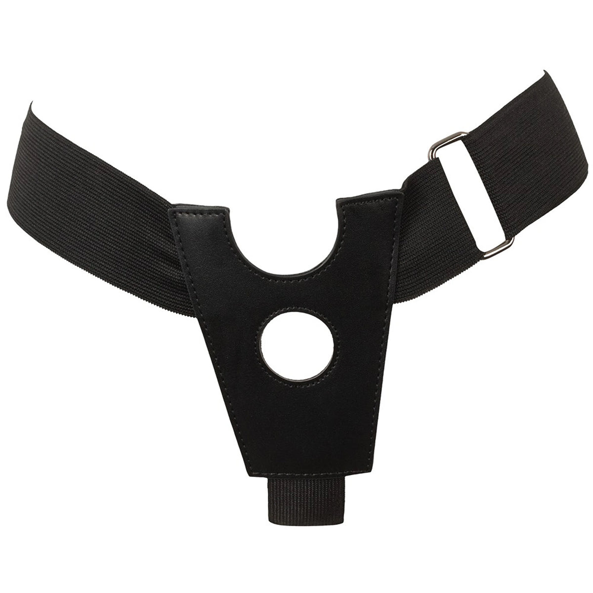 Kit Strap-On e Arnês Ajustável Azul com Vibrador Rabbit de Vaivém