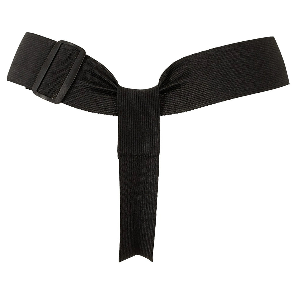 Kit Strap-On e Arnês Ajustável Azul com Vibrador Rabbit de Vaivém