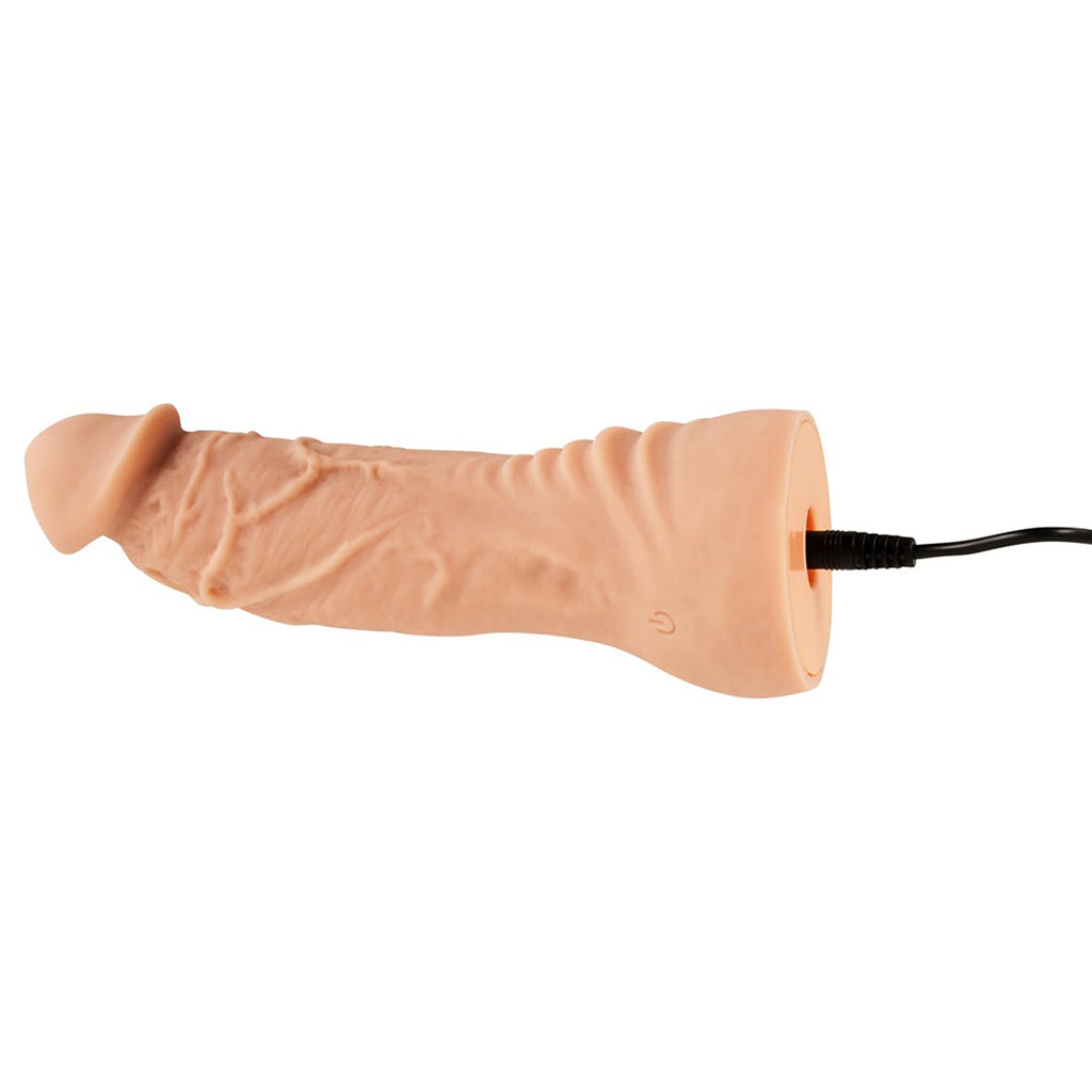 Kit Strap-On Arnês Ajustável Bege com Vibrador e 2 Dildos