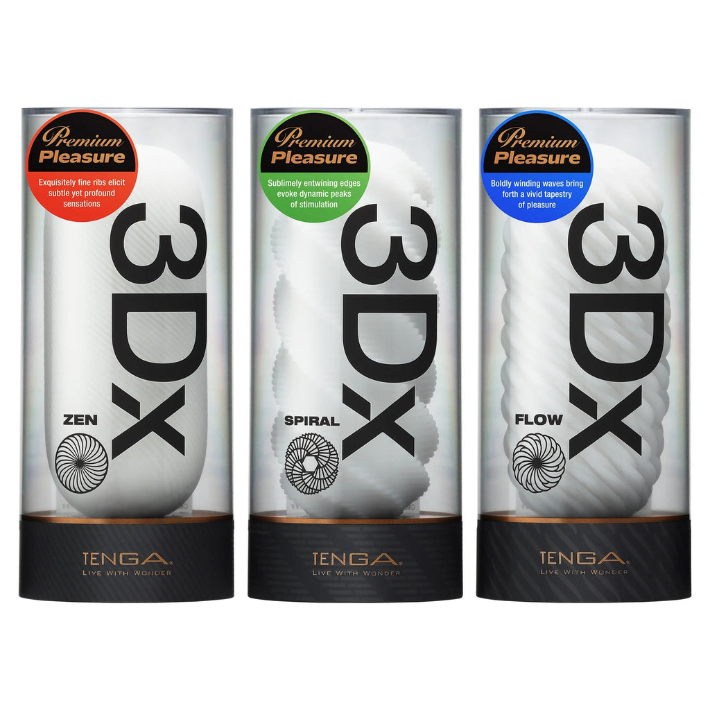 Masturbador Masculino Reutilizável TENGA 3Dx FLOW