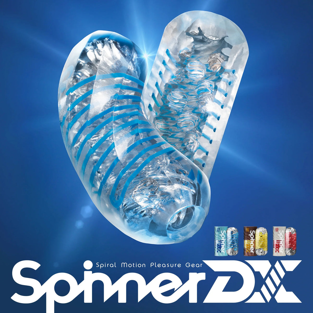 Masturbador Reutilizável Tenga Spinner DX 01 Drops