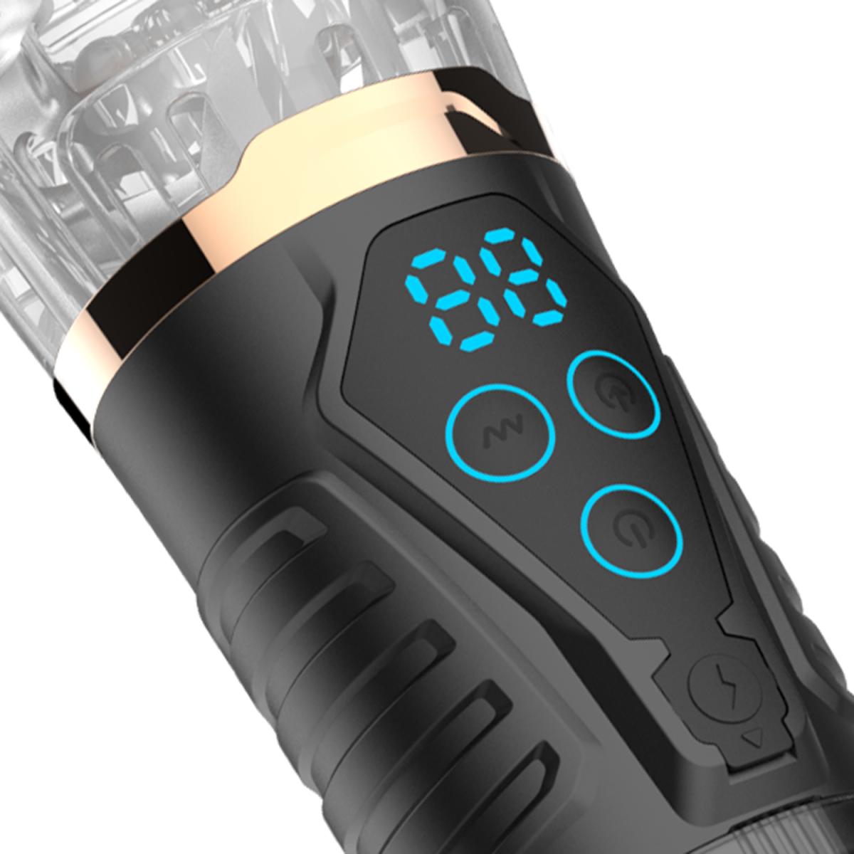 Masturbador Masculino Vibratório com Sucção Teazers