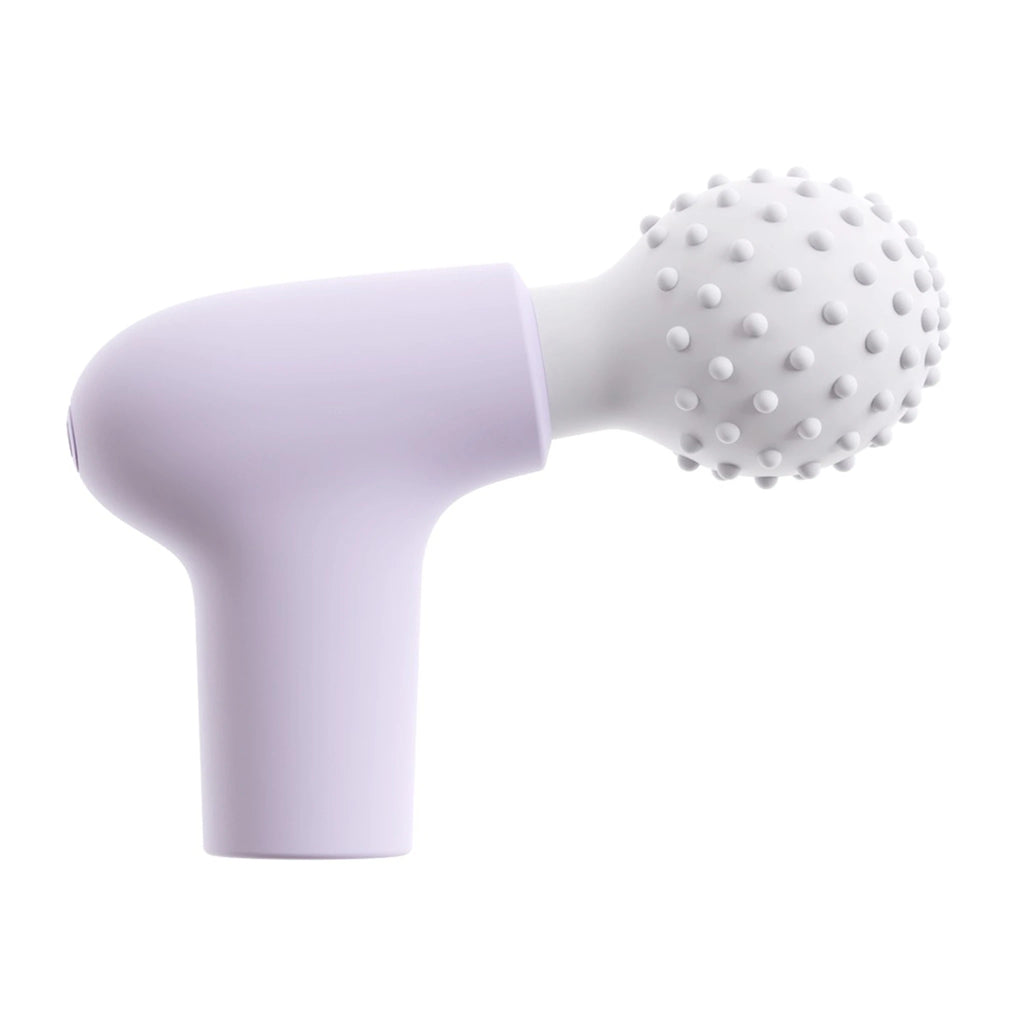Mini Vibrador Massajador Tipo Pistola em Silicone Roxo (11,1 cm)