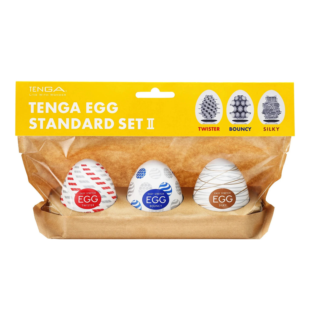 Masturbadores Masculinos Descartáveis TENGA EGG Standard Pack 2
