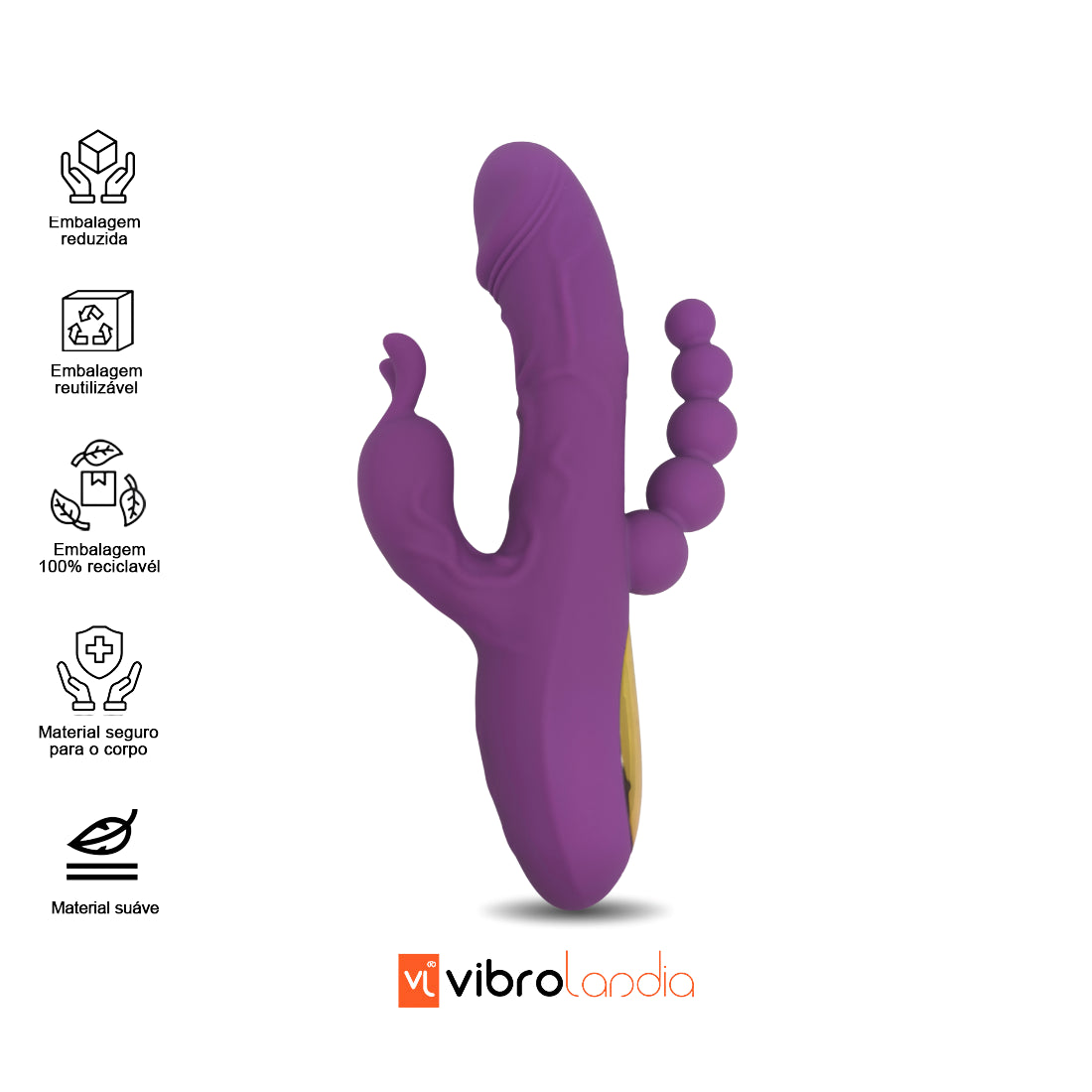 Vibrador Tridente
