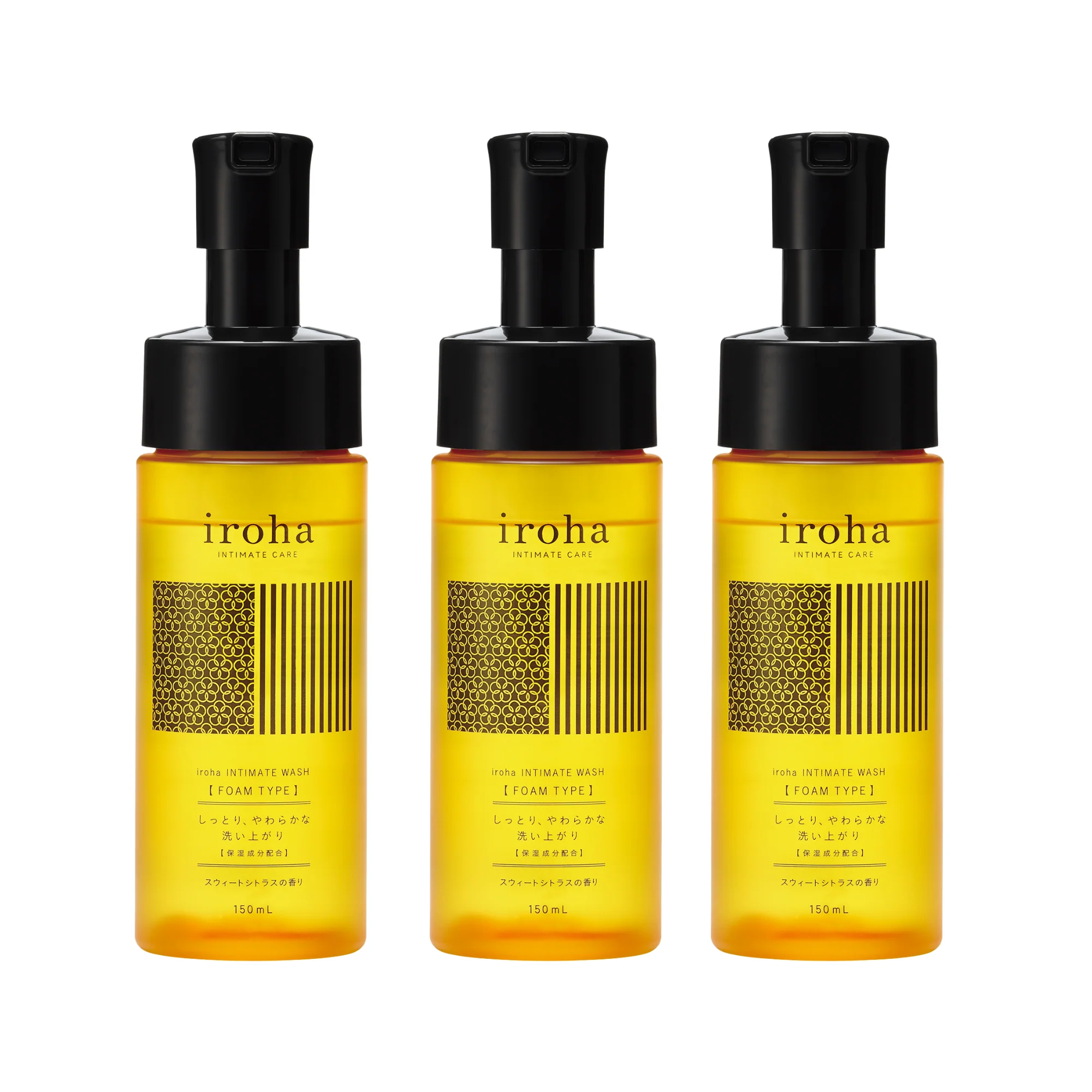 Sabonete Íntimo em Espuma iroha Sweet Citrus (150ml)