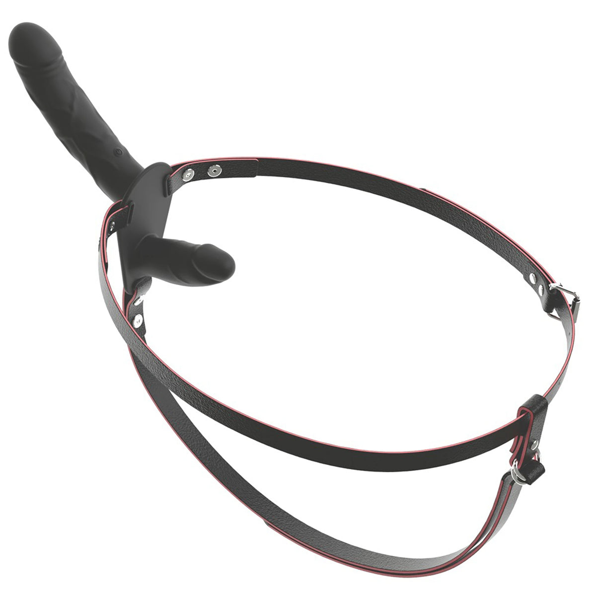 Strap-On Duplo Vibratório com Comando à Distância