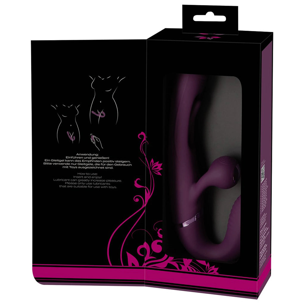 Vibrador Strap-on Sem Alças com Estimulação Dupla e Comando